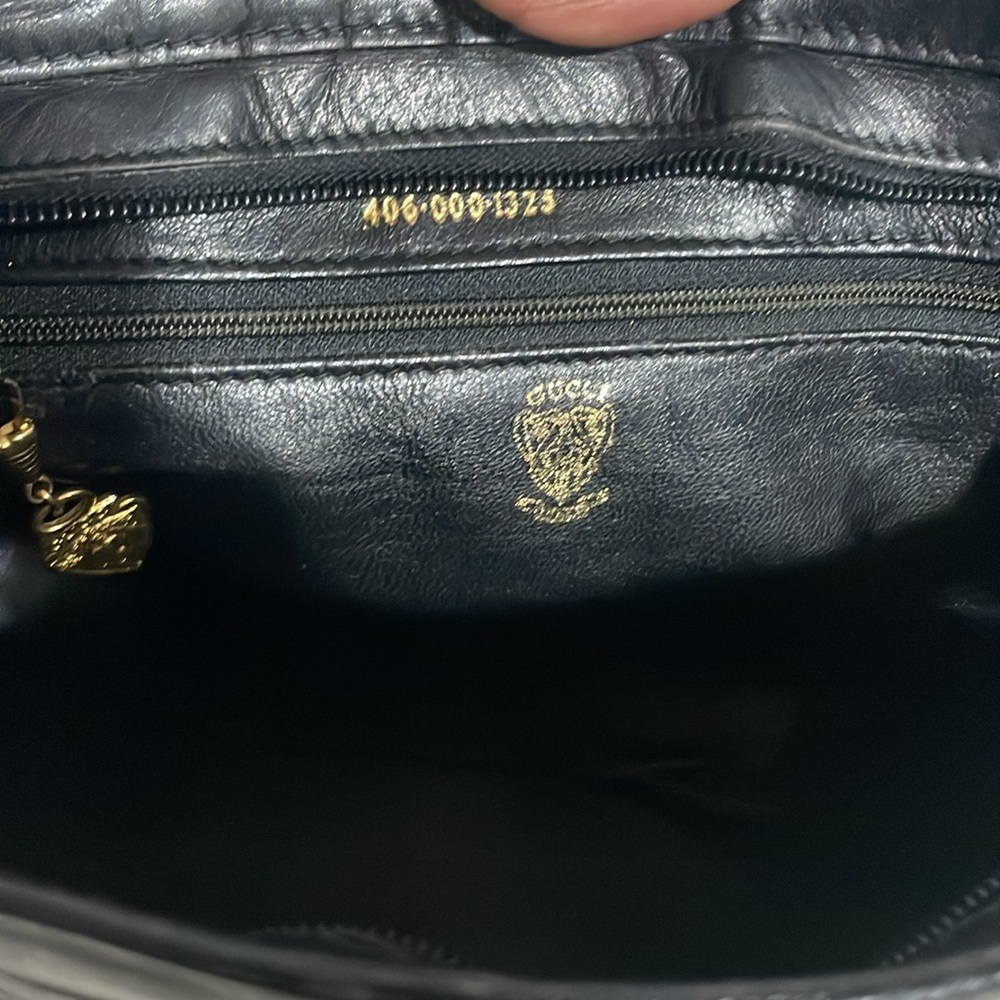 Gucci Princy Leather Boston Handbag with dustbag - Picture 8 of 8